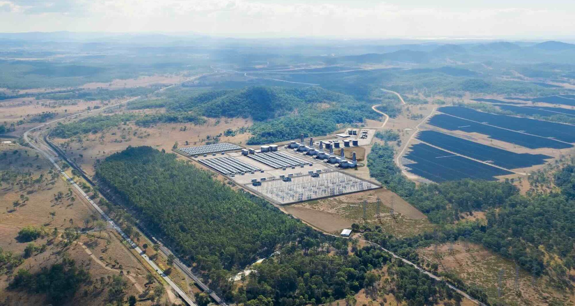 quinbrook battery energy hub gladstone