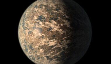 This artist's impression shows TRAPPIST-1 e, a rocky, Earth-size exoplanet orbiting an ultracool red dwarf star. Finding a habitable planet starts with finding planets in habitable zones around stars like TRAPPIST-1 e. That has turned out well. But the next step is more difficult: detecting atmospheres at these planets and characterizing their components. That's proven more difficult because of stellar contamination, but researchers using with the JWST are working on a solution. Image Credit: By NASA/JPL-Caltech - Cropped from: PIA22093: TRAPPIST-1 Planet Lineup - Updated Feb. 2018, Public Domain, https://commons.wikimedia.org/w/index.php?curid=76364487