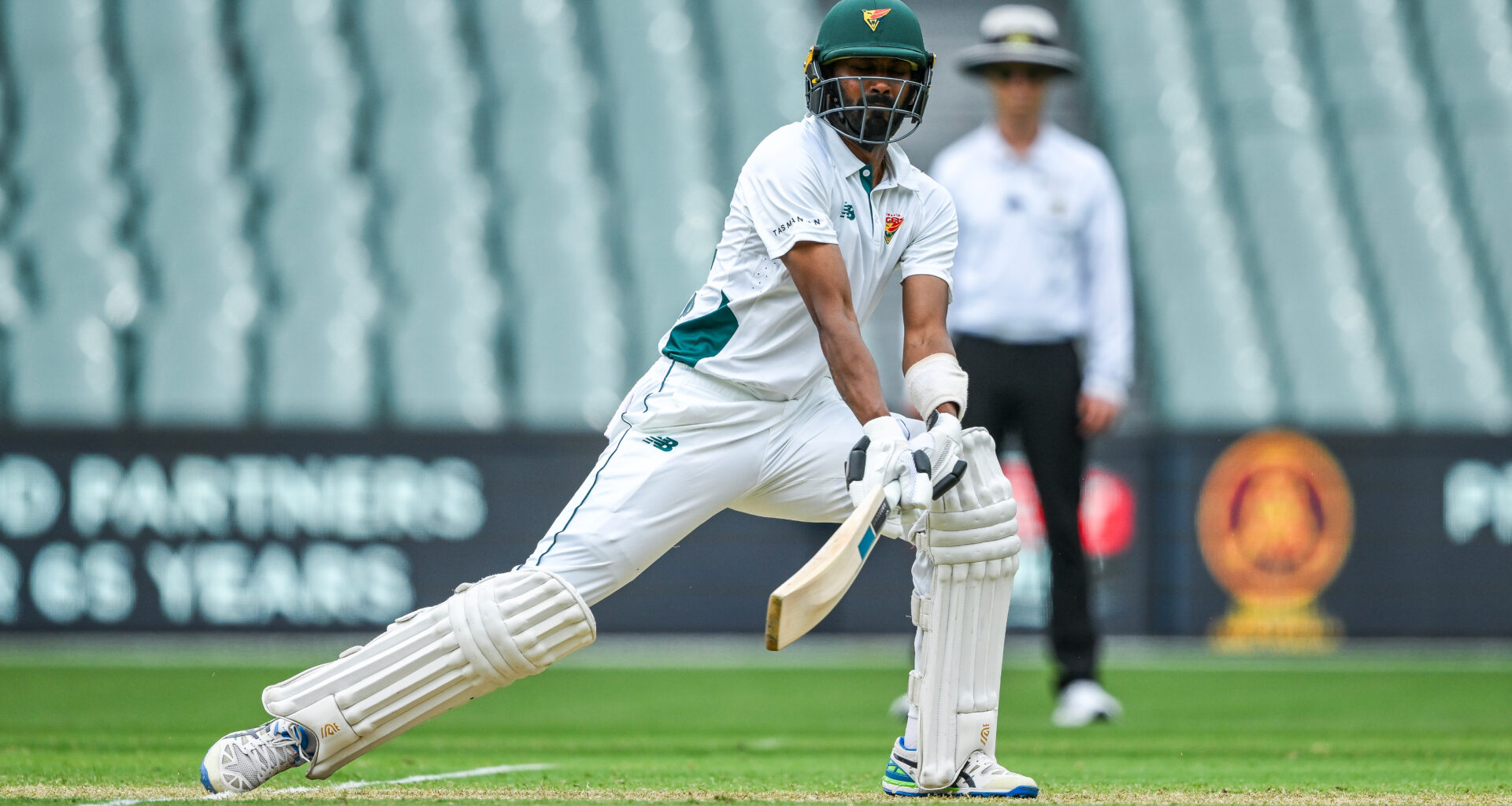 34-year-old tailender top scores on debut for Tasmania