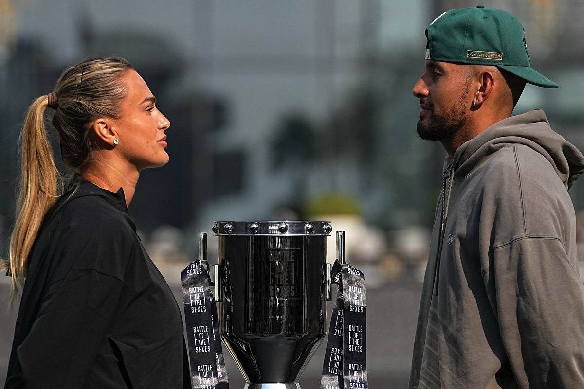 Nick Kyrgios v Aryna Sabalenka live: Battle of the Sexes start time and tennis match updates from controversial tennis exhibition today