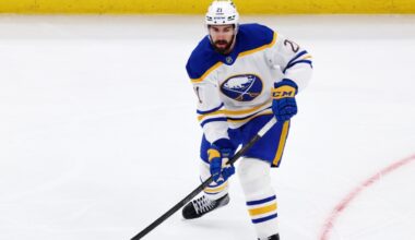 Sabres' Conor Timmins breaks left leg against Flyers, expected to miss 6-8 weeks