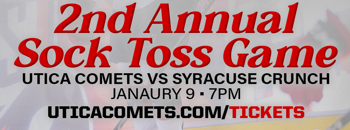 Comets to Host Second-Ever Sock Toss Game on January 9th