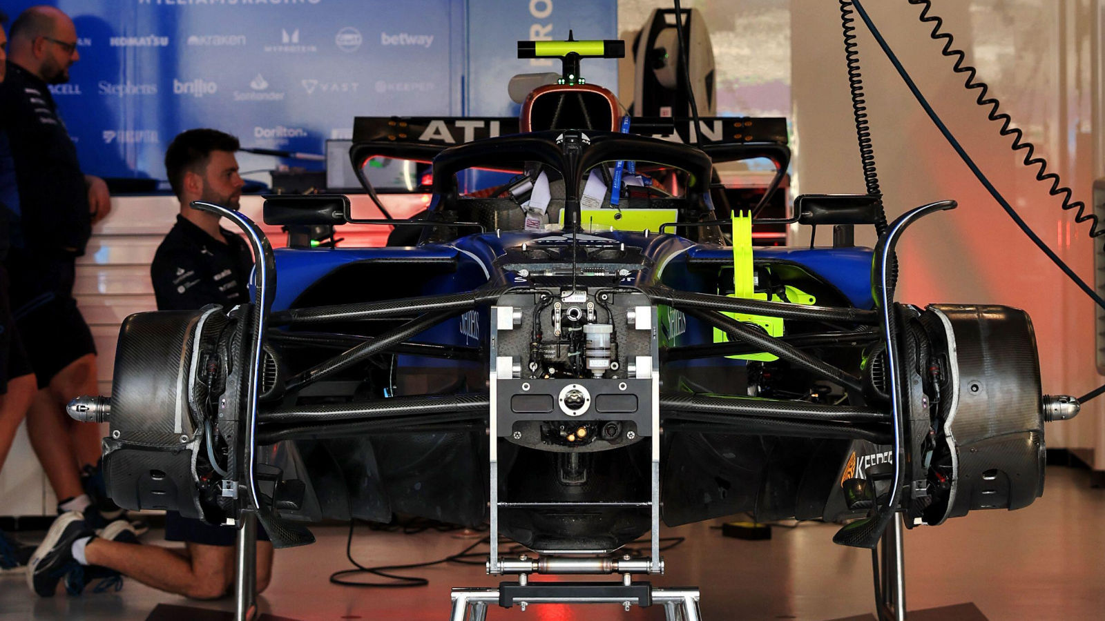 Williams FW47 on stands