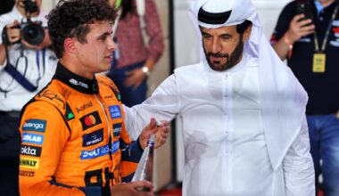 FIA president jokingly 'fines' Lando Norris over f-bomb at trophy ceremony