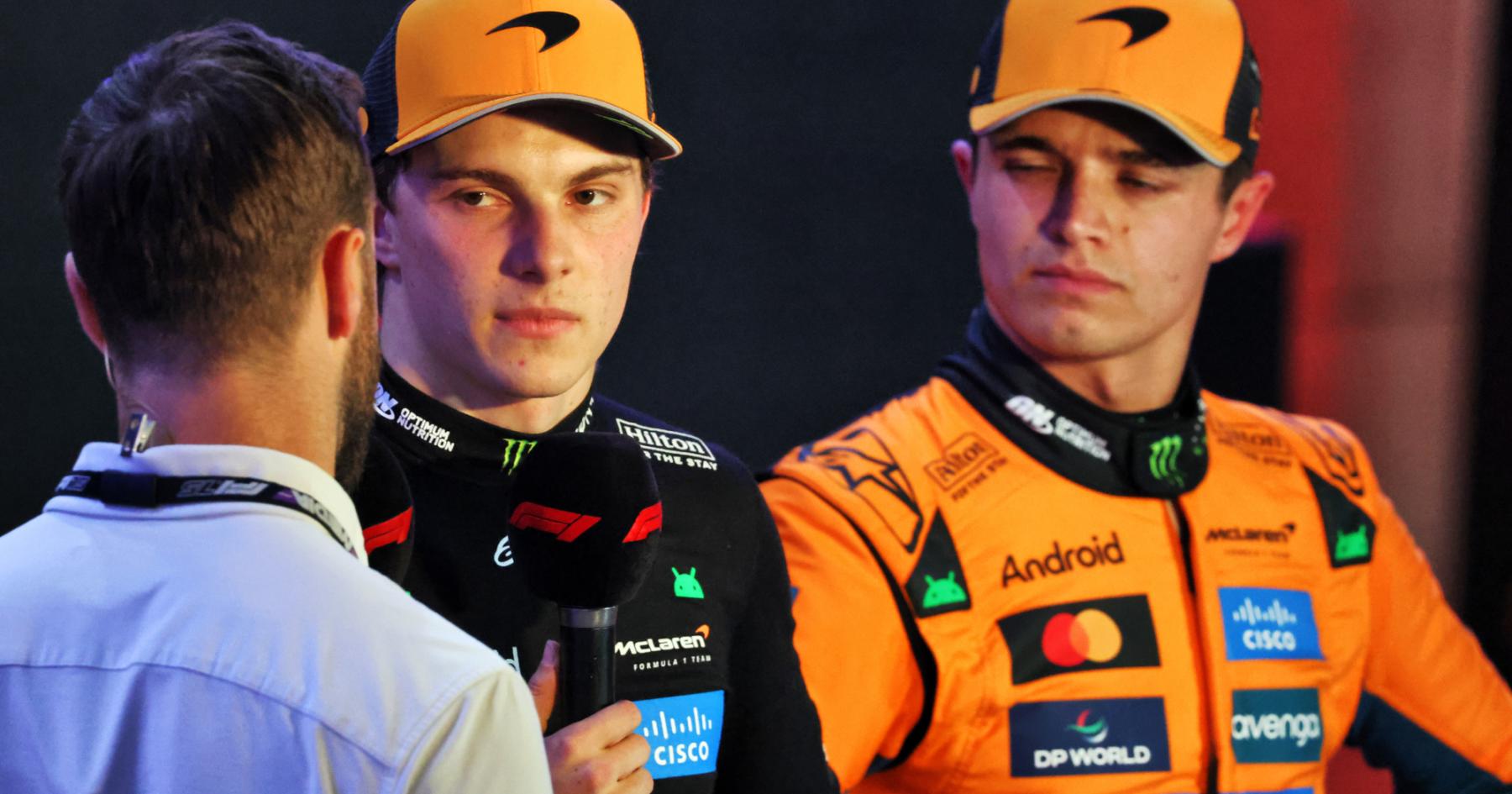 What was McLaren's most controversial 2025 team order?