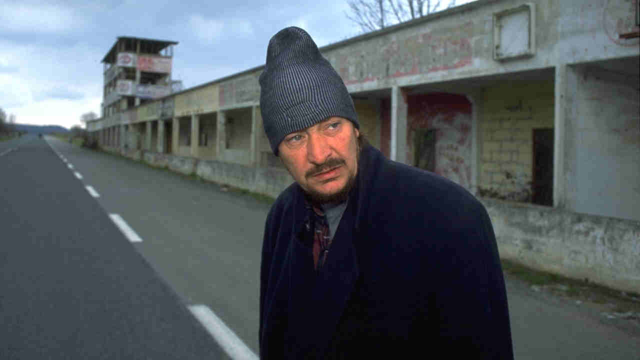 Chris Rea on the set of his movie La Passione
