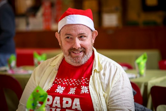 Sean Morrow said the atmosphere at the lunch allowed anyone to feel human again.