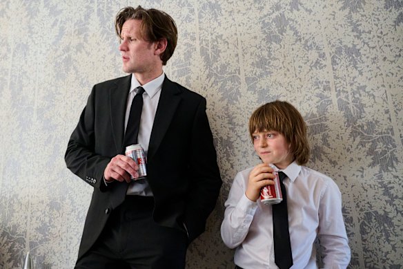 Matt Smith and Rafael Mathe play a mismatched father and son in The Death of Bunny Munro.