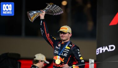 Max Verstappen wins F1 Driver of the Year award for fifth straight year, Oscar Piastri comes fourth