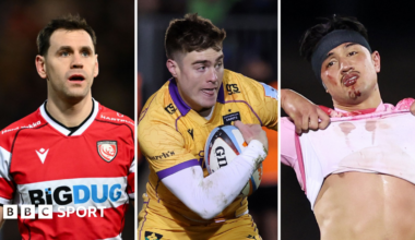 Tomos Williams, Tommy Freeman and Marcus Smith