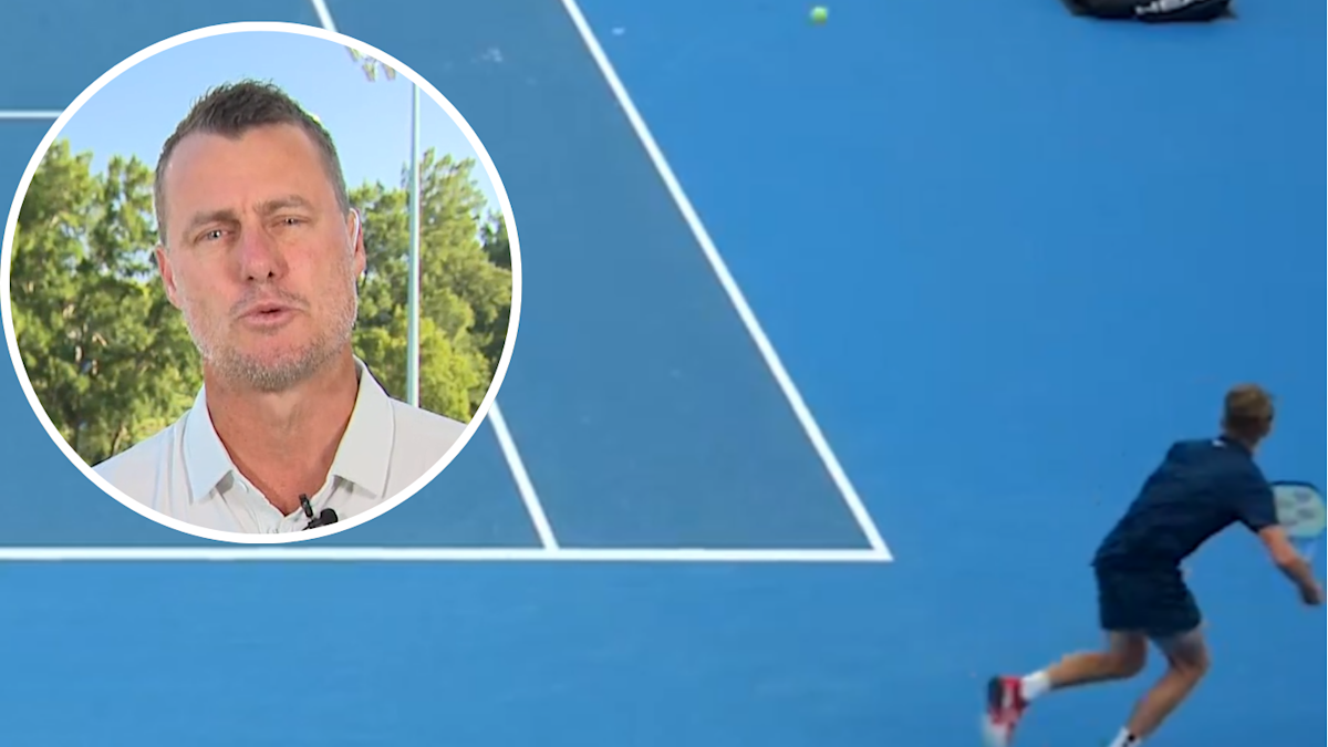 Lleyton Hewitt interview, Cruz Hewitt highlights, miracle shot video, NSW Open
