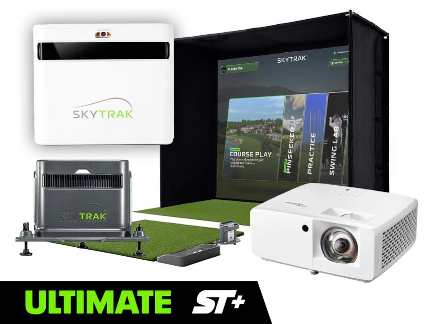 3. SkyTrak+ Launch Monitor and Simulator Studio Package