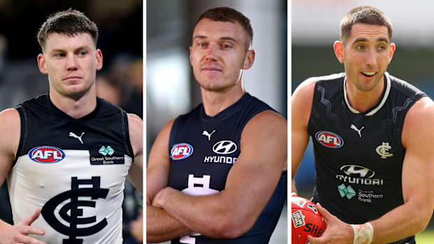 Sam Walsh, Patrick Cripps, Jacob Weitering