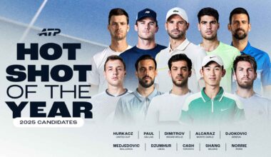 Tweeners, no-look stunners and epic scrambles: Vote for best Hot Shot of 2025 | ATP Tour