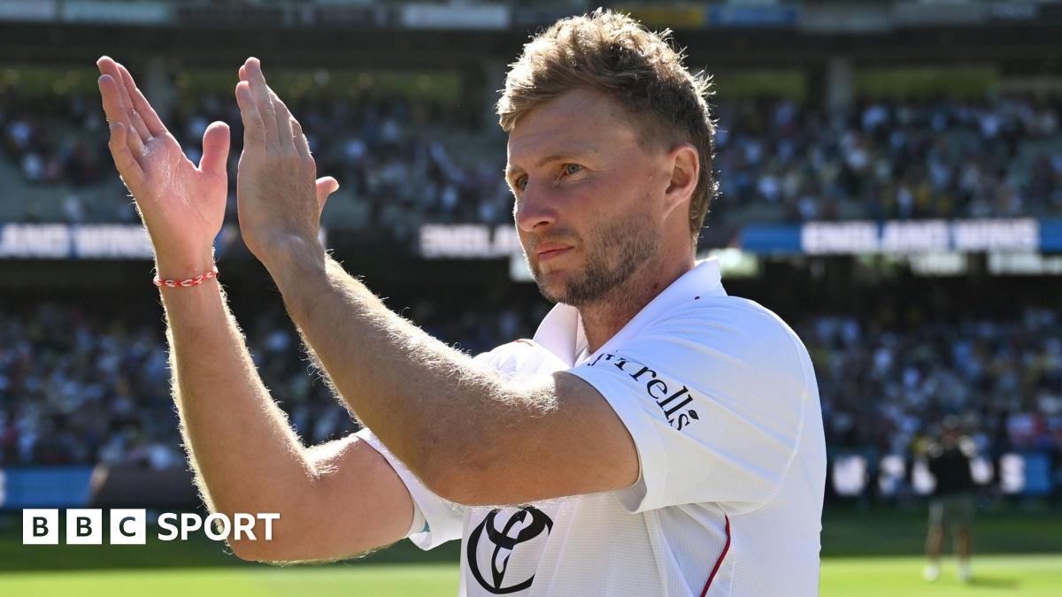 Joe Root claps supporters
