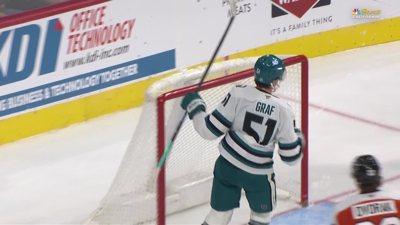 Graf finishes the tic-tac-toe | NHL.com