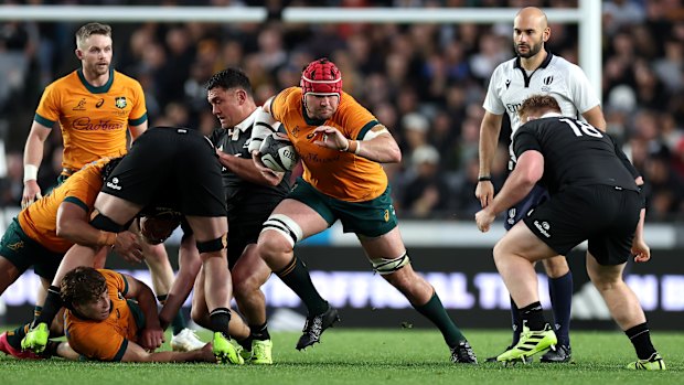 Wallabies skipper Harry Wilson is looking forward to taking on the All Blacks at the World Cup.