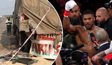 Boxing news 2025, Anthony Joshua in fatal car crash a week after Jake Paul knockout win, pictures