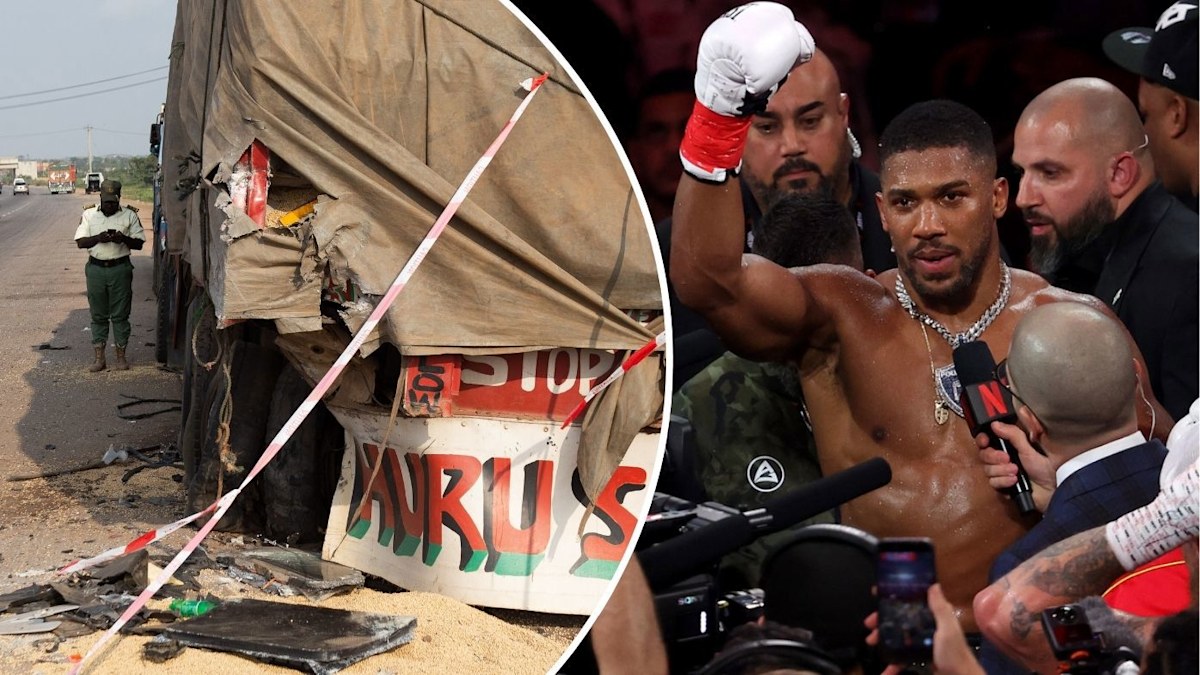 Boxing news 2025, Anthony Joshua in fatal car crash a week after Jake Paul knockout win, pictures