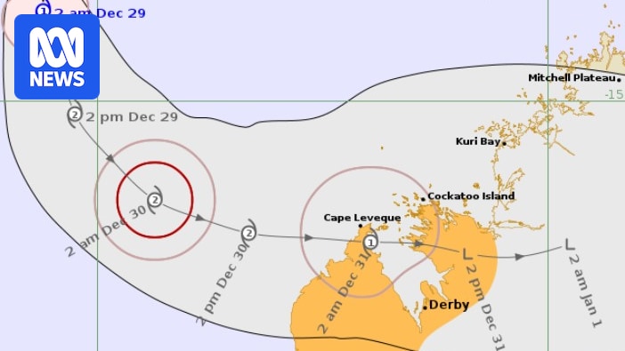 Cyclone Hayley forms off WA coast and Broome residents told to prepare