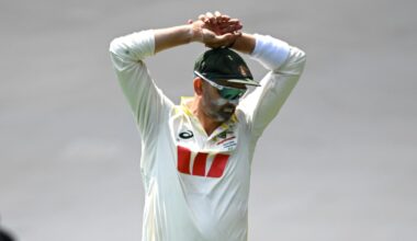 Nathan Lyon injury in Adelaide Test, hamstring concern, video, Australia vs England, cricket news