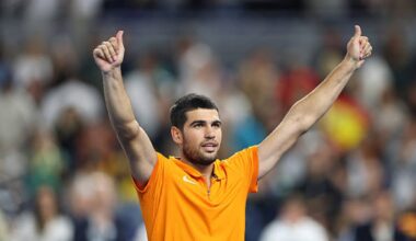 Carlos Alcaraz, 50 weeks as world number 1. Photo: gettyimages