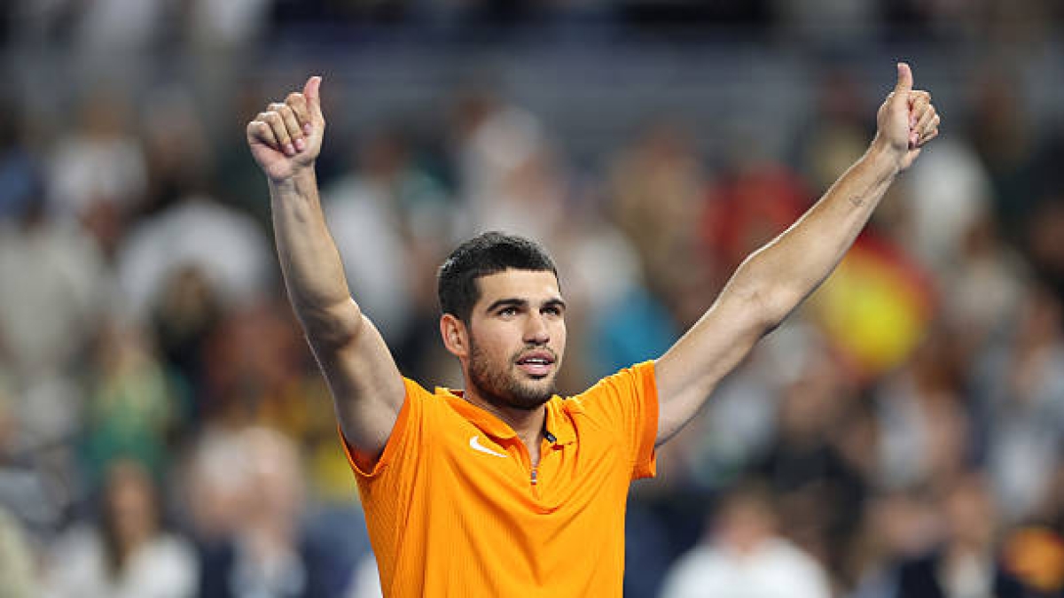 Carlos Alcaraz, 50 weeks as world number 1. Photo: gettyimages
