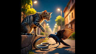 Cats and crows killing snakes in city: Study