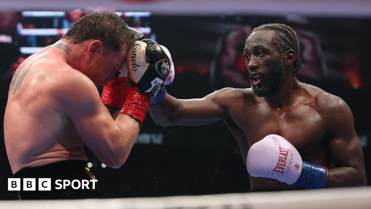 Terence Crawford during his win against beat Saul 'Canelo' Alvarez