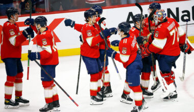 Panthers rally from down 3 in 3rd, top Hurricanes in shootout