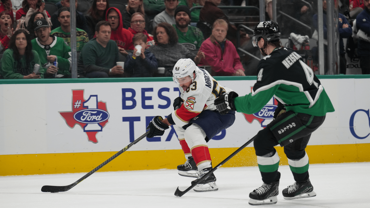 Marchand gets 3 points, Panthers shut out Stars