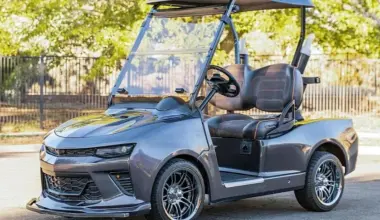 Chevrolet Camaro-Inspired Golf Cart Sells Online After No-Reserve Auction