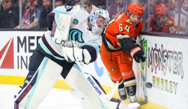 Grubauer makes 40 saves for Kraken in win against Ducks