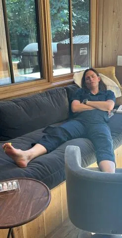 Instagram/Jennifer Garner Jennifer Garner sleeping in 