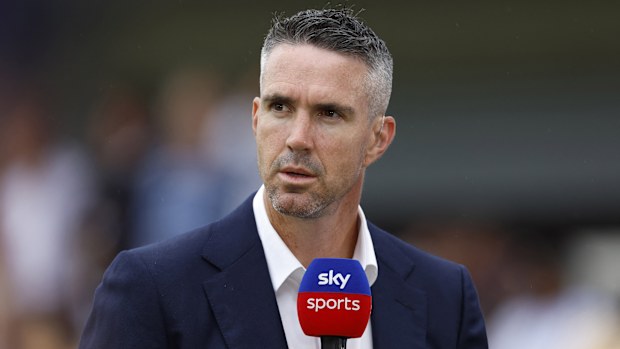 Former player and TV pundit Kevin Pietersen before the start of the second test at Lord's.