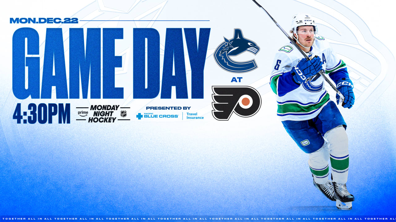 Game Notes: Canucks at Flyers