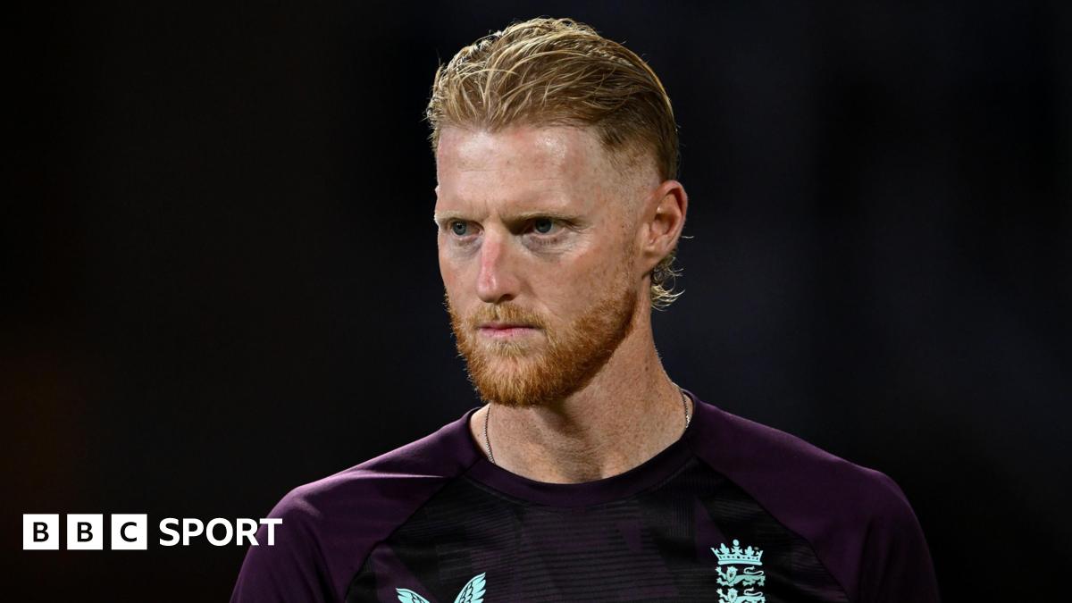 England captain Ben Stokes looks on during a nets session