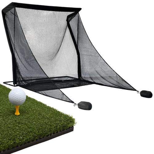 6. Home Hitting Bay with Premium Mat and Impact Screen