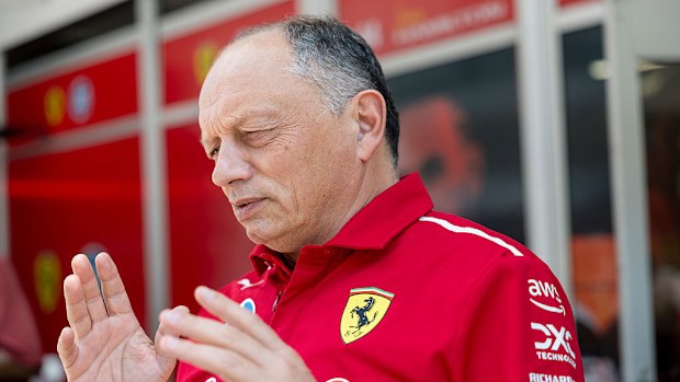 Ferrari team principal Fred Vasseur.