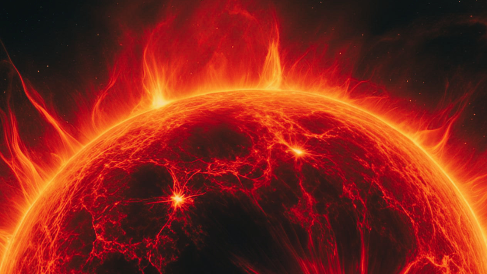 An illustration of a monster star in the early universe