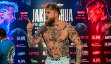 Jake Paul vs Anthony Joshua weigh-in results, video, Hulk Hogan warning, latest news
