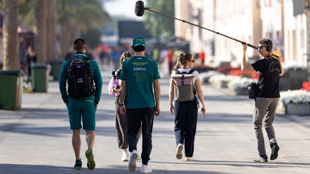 Every driver's F1 experience is being filmed constantly for social channels. 