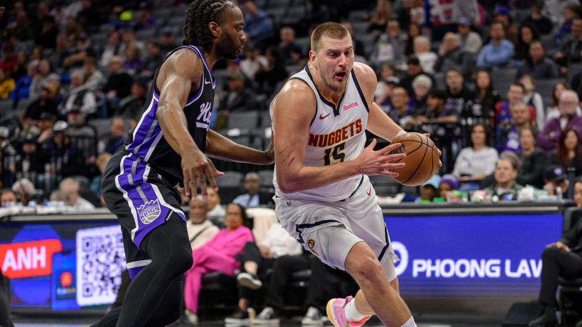 Jokic has 36 points and 12 boards as Nuggets rout Kings for 4th straight win