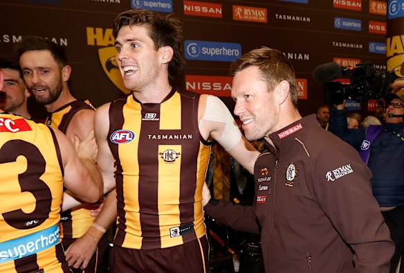 Hoping for a healthy season: Playmaker Will Day and coach Sam Mitchell.