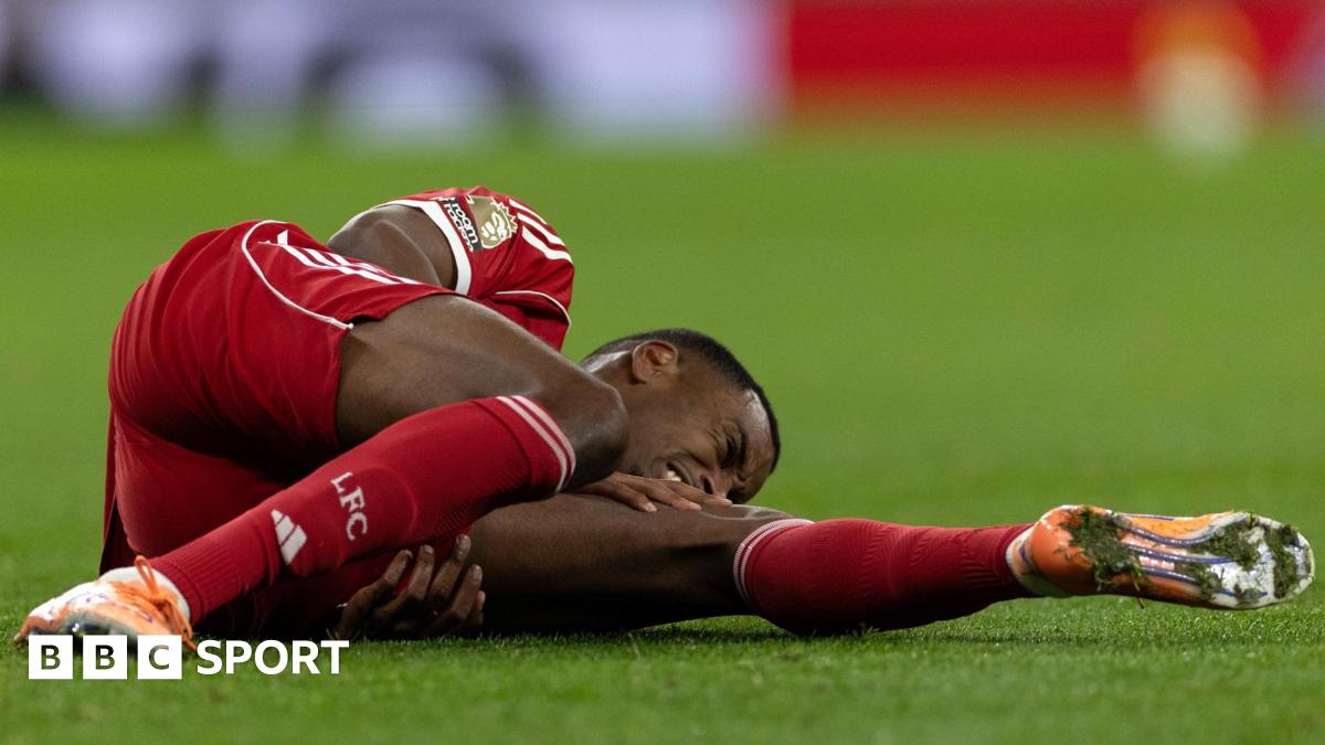 Liverpool striker Alexander Isak was injured following a challenge by Micky van de Ven while scoring against Tottenham