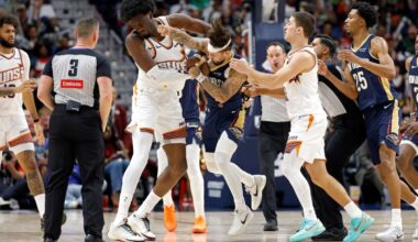 NBA suspends Pelicans' Jose Alvarado and Suns' Mark Williams after fight on Saturday