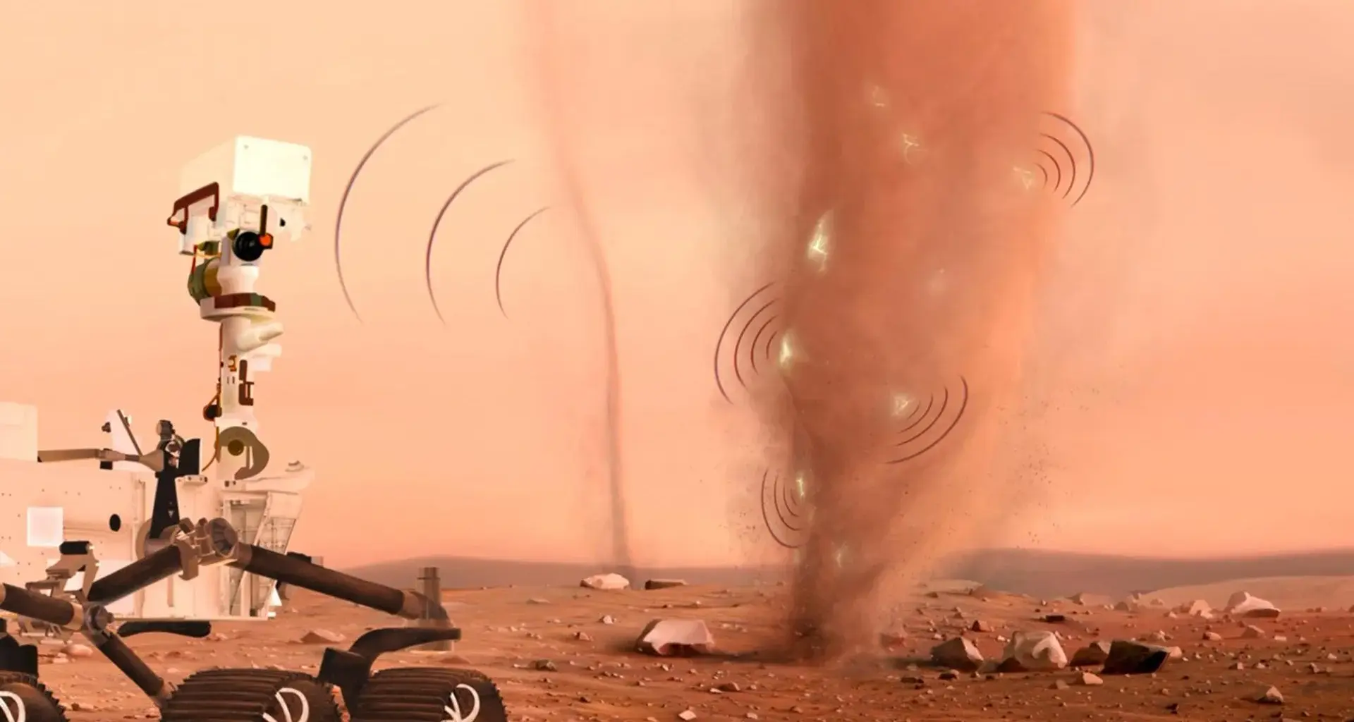 Mars dust storms are crackling with electricity