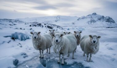 Extreme cold in northern Norway : animals found frozen in place