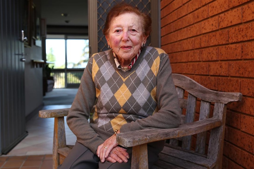 Yvonne engelman seated