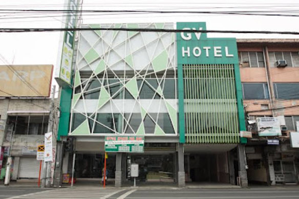 GV Hotel in Davao, Philippines, where Sajid and Naveed Akram stayed before the Bondi massacre.